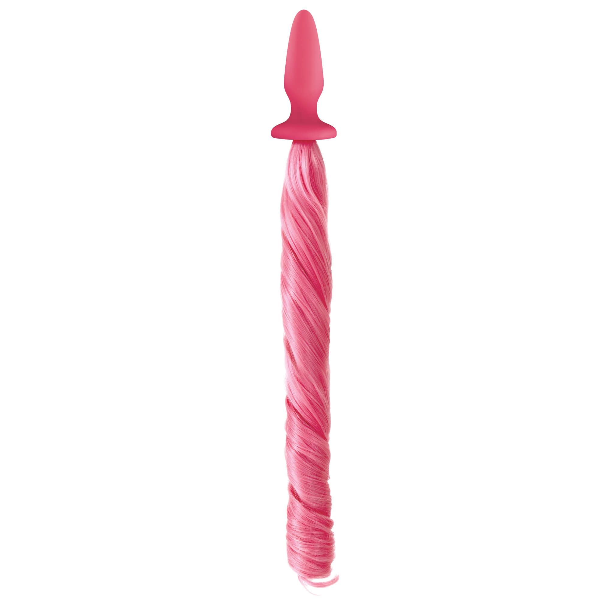 Анальная пробка хвост Единорога NS Novelties Pastel Pink, розовый