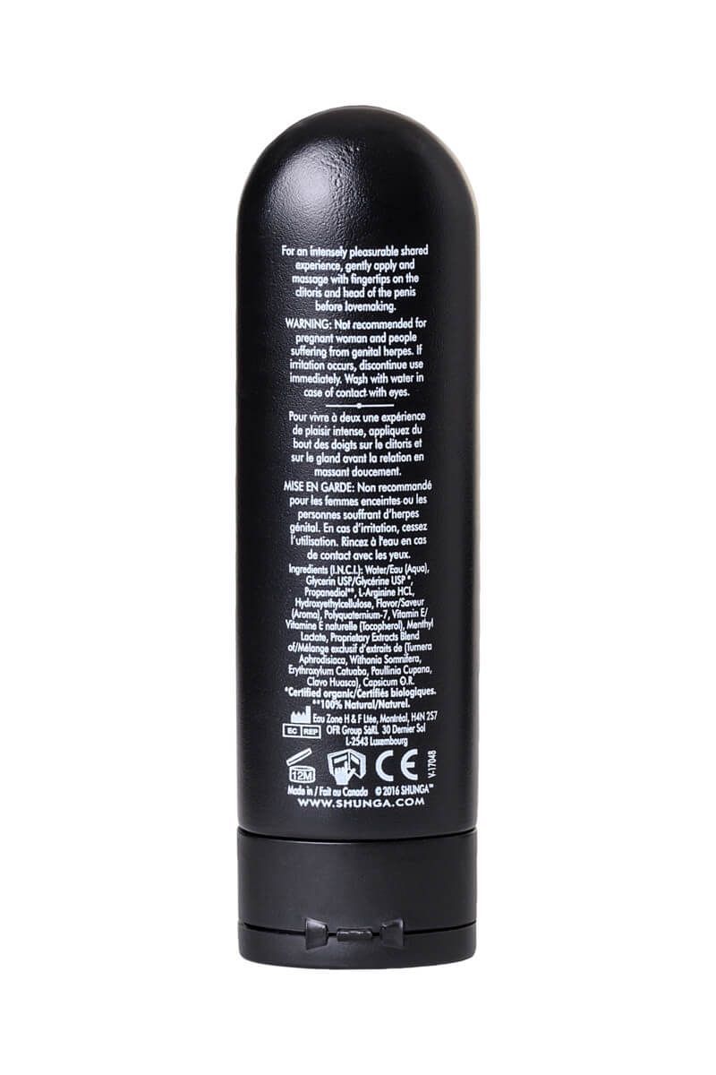 Возбуждающий гель Shunga для влюбленных Lotus Noir, 60 мл