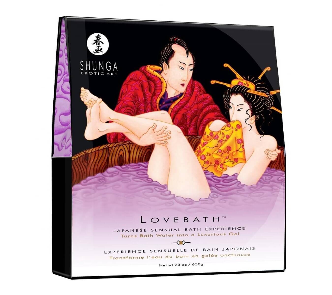 Соль-гель для ванны Shunga Lovebath Sensual Lotus, 650 г