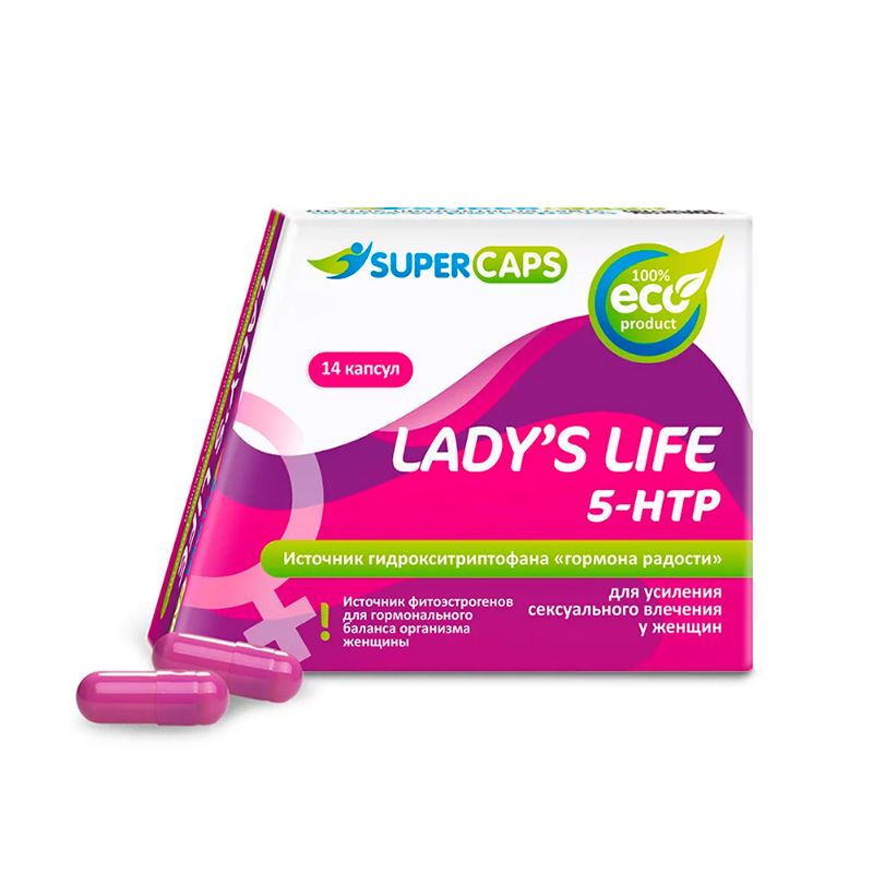 Средство возбуждающее для женщин Lady's Life, 14 капсул