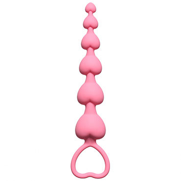 Lola Toys First Time Hearts Beads, розовая