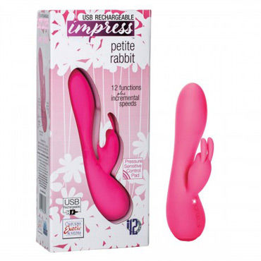 California Exotic Impress Petite Rabbit, розовый