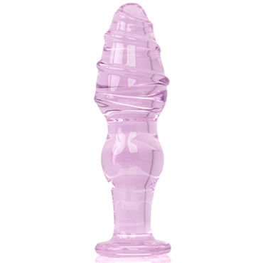 Sexus Glass Анальная втулка, розовая