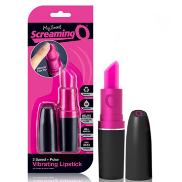 Screaming O Vibrating Lipstick, черный