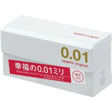 Презервативы sagami Original 0,01, полиуретан, 10 шт