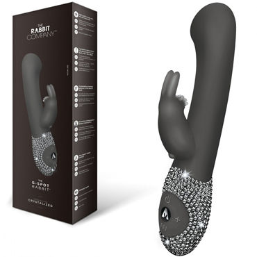 Rabbit Company G-spot Rabbit Crystalized, черный