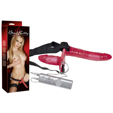 Bad Kitty Double Strap-on, красный