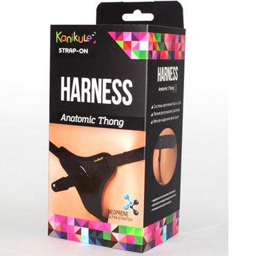 Kanikule Strap-on Harness Anatomic Thong, черные