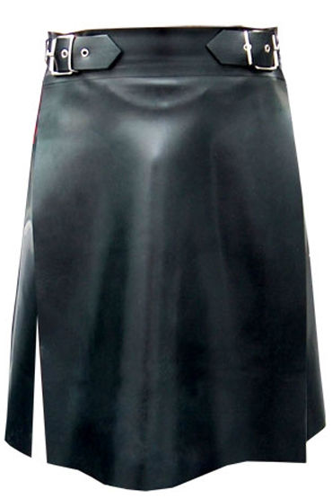 Mister B Rubber Kilt, черный