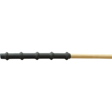 Mister B Manila Skinned Rubber Grip Cane, черно-бежевая
