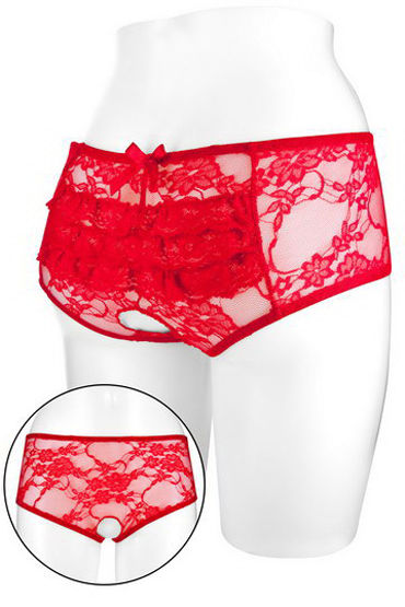 Fashion Secret Amanda Panties Open, красные