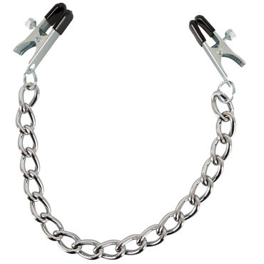 Bad Kitty Chain with Clamps, черно-серебристые
