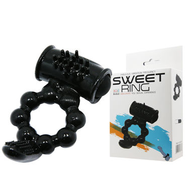 Baile Sweet Ring С Анальным Отростком, черное
