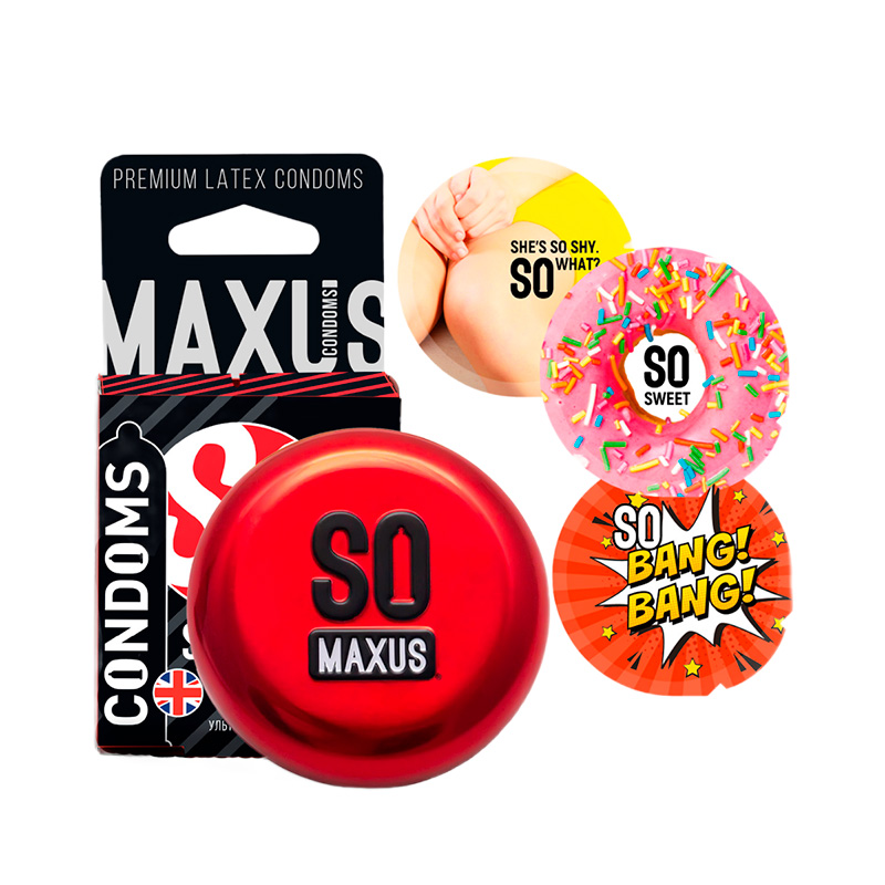 Презервативы Maxus Sensitive ультратонкие, 3 шт