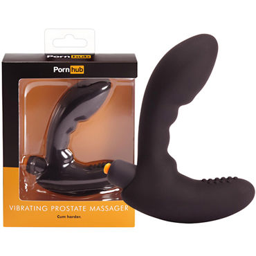 Pornhub Vibrating Prostate Massager, черный