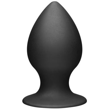 Tom of Finland Large Silicone Anal Plug, черная