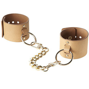 Bijoux Indiscrets MAZE Wide Cuffs, коричневые