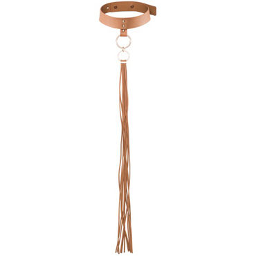 Bijoux Indiscrets MAZE Tassel Choker, коричневый