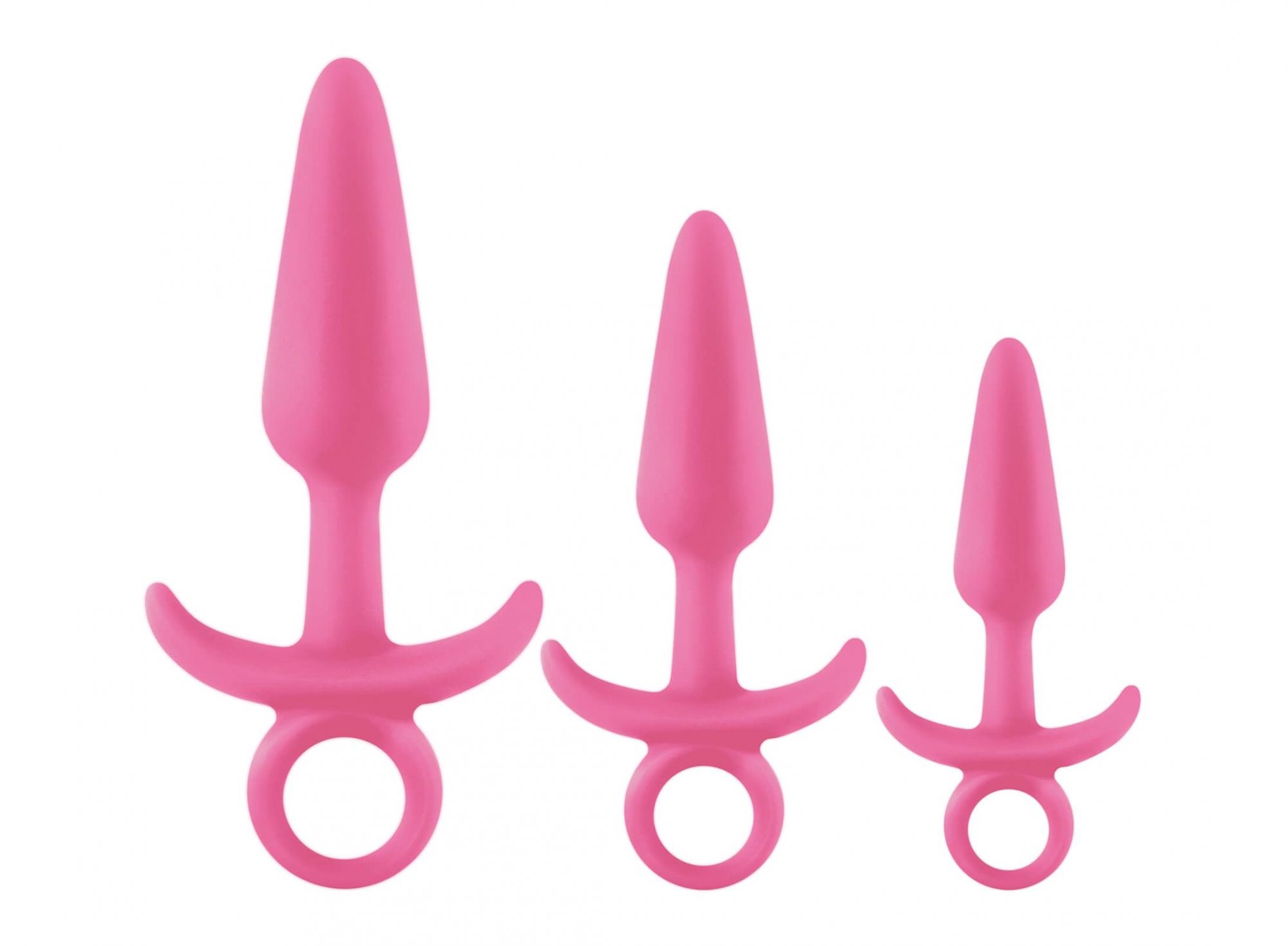 Набор анальных пробок NS Novelties Firefly Prince Kit, розовый