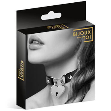 Bijoux Pour Toi Collier Pendentif Coeur, черный
