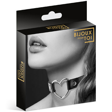 Bijoux Pour Toi Collier Coeur, черный