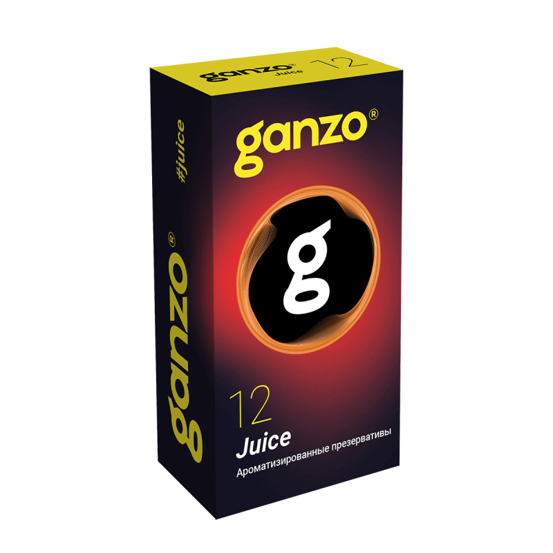 Презервативы Black Edition Ganzo Juice ароматизированные, 12 шт