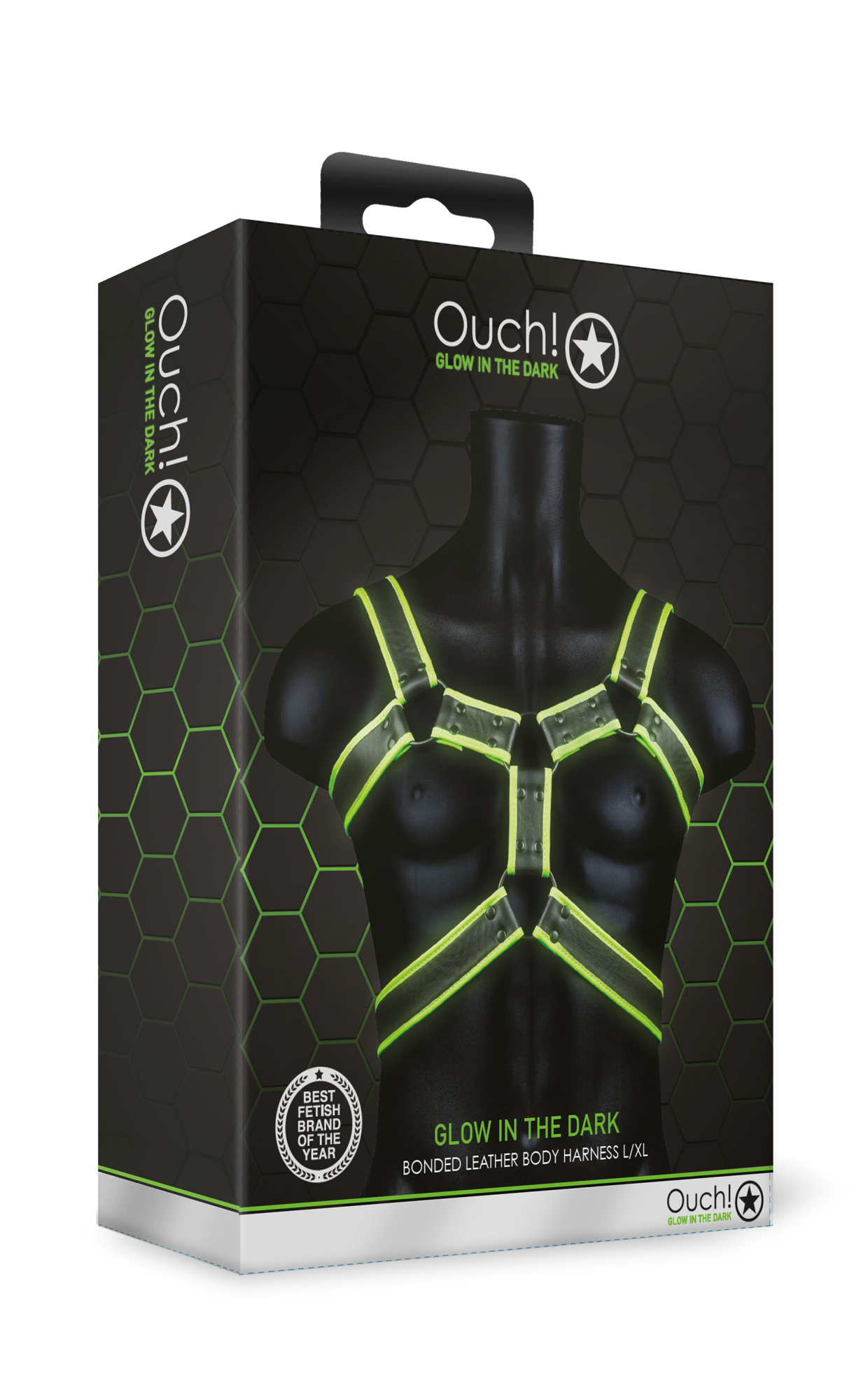 Портупея Body Harness - Glow in the Dark (L/XL)