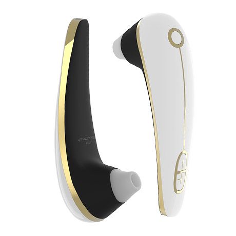 Универсальный массажер Womanizer Plus size, черно-белый