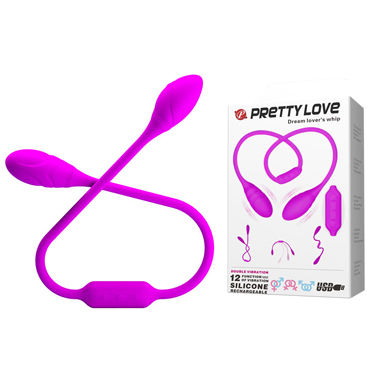 Baile Pretty Love Dream Lover's Whip С рельефными линиями, фиолетовый