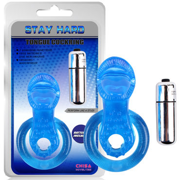 Chisa Tongue Cockring, синий