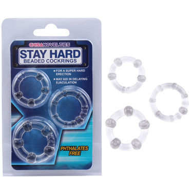 Chisa Beaded Cockrings, прозрачный