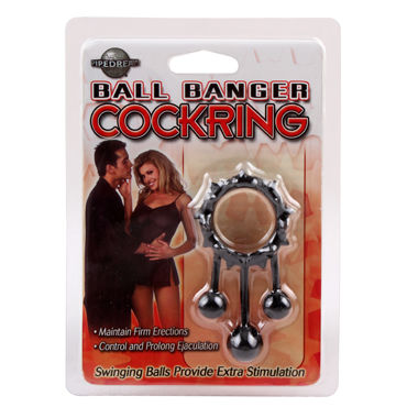 Chisa Ball Banger Cockring, черное