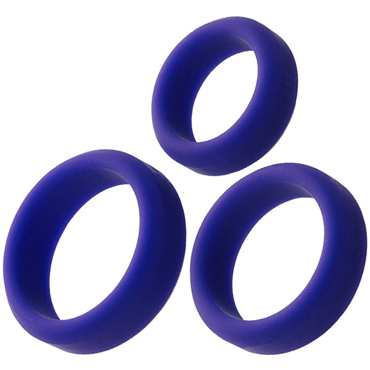 ToyFa A-Toys Cock Rings Set, фиолетовый