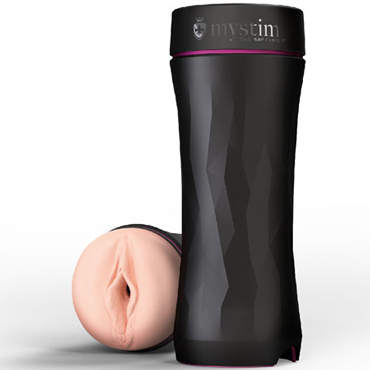 Mystim Opus E - Vaginal Version, черный/телесный