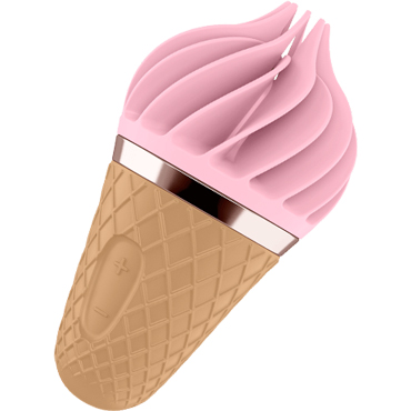 Satisfyer Sweet Treat, розово-коричневый