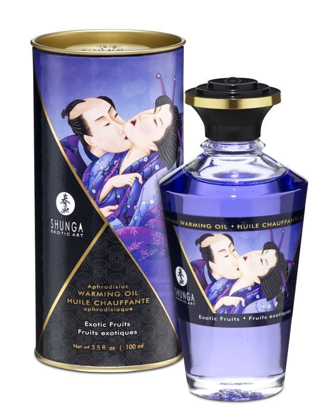 Масло массажное съедобное Shunga Экзотические фрукты, 100 мл
