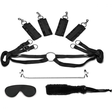 Lux Fetish 4PC Bedspreaders Fuzzy Lovers
