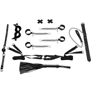 Lux Fetish 6PC Bedspreaders Bondage Play