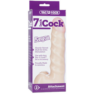Doc Johnson Vac-U-Lock Raging Dong, 18.5 см
