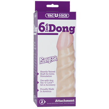 Doc Johnson Vac-U-Lock Raging Dong, 15.5 см