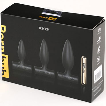Pornhub Trilogy Anal Training kit, черный