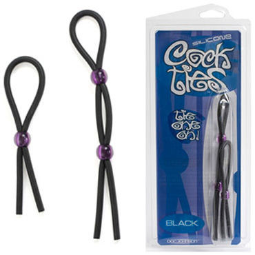 Doc Johnson Cock Ties, черный