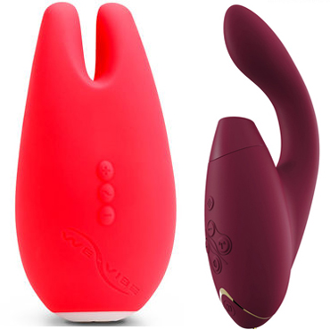 Womanizer DUO + We-Vibe Gala, бордовый/розовый