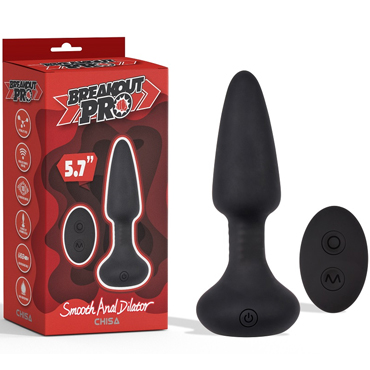 Chisa BreakOut Pro Smooth Anal Dilator, черный
