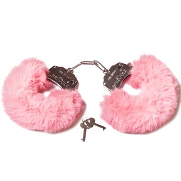 Le Frivole Be Mine Hand Cuffs, розовые