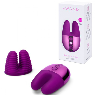 Le Wand Double Vibe, вишневый