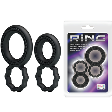 Baile Ring два кольца С, черный