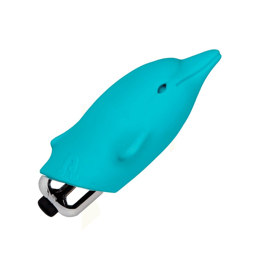 Вибропуля Adrien Lastic Flippy Pocket Vibe Dolphin, голубая