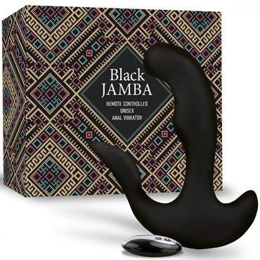FeelzToys Black Jamba Anal Vibrator, черный