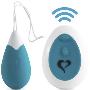 FeelzToys Anna Vibrating Egg, морская волна